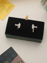 Silver Caduceus Cufflinks - TOSSIDO