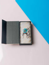 Silver Cat & Fishbowl Brooch - TOSSIDO