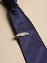 Silver Feather Tie bar - TOSSIDO
