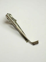 Silver Golf Club Tie bar - TOSSIDO