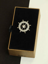 Silver Helm Brooch - TOSSIDO