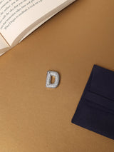Silver Initial D Slider Pendant - TOSSIDO