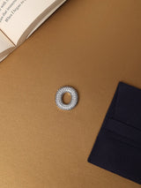 Silver Initial O Slider Pendant - TOSSIDO