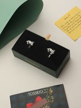 Silver Knight Cufflinks - TOSSIDO