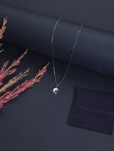 Silver Mother of Pearl Dolphin Pendant Necklace - TOSSIDO