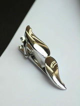 Silver Moustache Tie bar - TOSSIDO