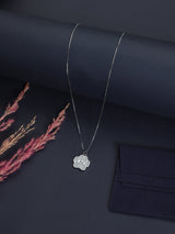 Silver Paw Print Pendant Necklace - TOSSIDO