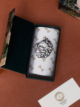 Silver Pearl Horse Head Brooch - TOSSIDO