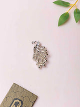Silver Pearl Peacock Brooch - TOSSIDO