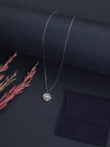 Silver Pearl Seashell Pendant Necklace - TOSSIDO