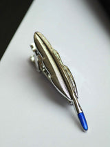 Silver Quill Tie bar - TOSSIDO