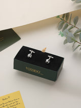 Silver Sphere Cufflinks - TOSSIDO