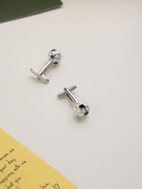 Silver Sphere Cufflinks - TOSSIDO