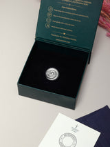 Silver Spiral Dome Adjustable Ring - TOSSIDO