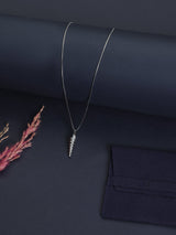 Silver Spiral Shell Pendant Necklace - TOSSIDO