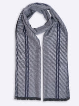 Silver Stripe Muffler - TOSSIDO