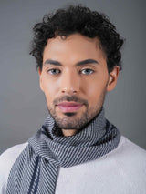 Silver Stripe Muffler - TOSSIDO