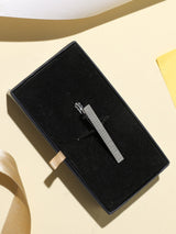 Silver Stripe Tie bar - TOSSIDO