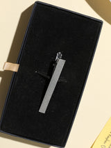 Silver Stripe Tie bar - TOSSIDO