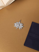Silver Sunflower Pendant - TOSSIDO