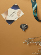 Silver Tiger Brooch - TOSSIDO