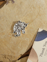 Silver Unicorn Brooch - TOSSIDO