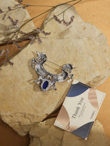 Silver Unicorn Brooch - TOSSIDO