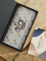 Silver Unicorn Brooch - TOSSIDO