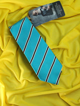 Sky Blue Stripe Necktie - TOSSIDO