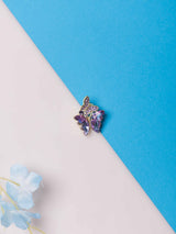 Small Purple Butterfly Brooch - TOSSIDO