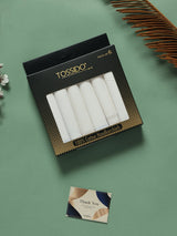 Soft White Comfort Cotton Handkerchief Set - TOSSIDO