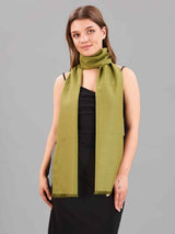 Solid Henna Green Muffler - TOSSIDO