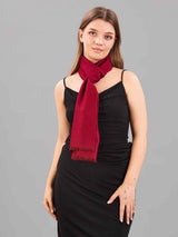 Solid Maroon Muffler - TOSSIDO