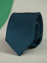 Solid Turquoise Blue Tie - TOSSIDO