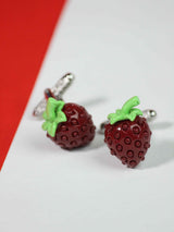 Strawberry Cufflinks - TOSSIDO
