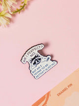 Stubborn Typography Enamel Pin - TOSSIDO