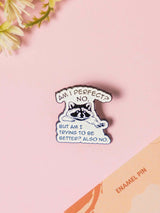 Stubborn Typography Enamel Pin - TOSSIDO