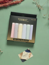 Subtle Style Cotton Handkerchief Set - TOSSIDO
