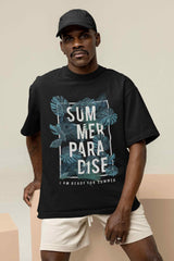 Summer Paradise Oversized Tee - TOSSIDO