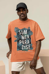 Summer Paradise Oversized Tee - TOSSIDO