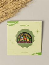 Sunny Typography Enamel Pin