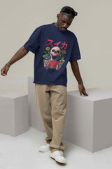 Sweet Death: Skull Devouring Watermelon Oversized Tee - TOSSIDO
