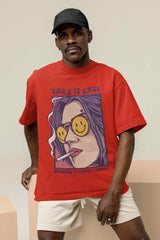 Take It Easy Oversized Tee - TOSSIDO