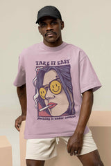 Take It Easy Oversized Tee - TOSSIDO