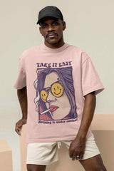 Take It Easy Oversized Tee - TOSSIDO