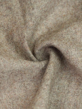 Tan Brown Solid Wool Pocket Square - TOSSIDO