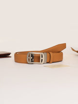 Tan No-Hole Men's Belt