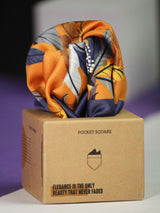 Tangerine Pocket Square - TOSSIDO