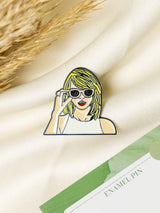Taylor Swift Enamel Pin - TOSSIDO