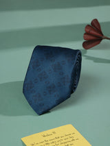 Teal Cricket Printed Necktie - TOSSIDO